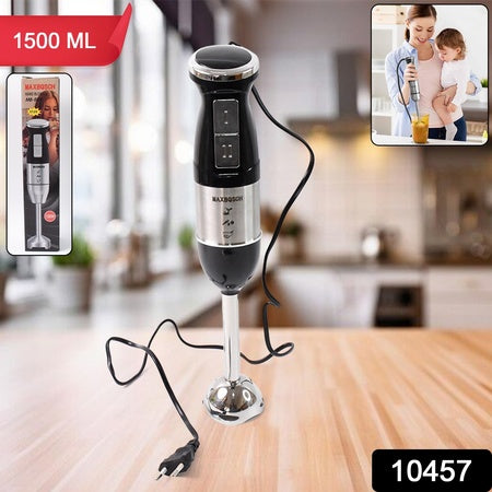 Stainless Steel Handheld Emulsion Blender With Four-blade Blade (1500w  1 Pc)