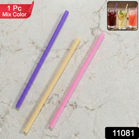 Reusable Drinking Straw For Cold (1 Pc Mix Colour)